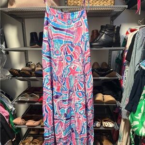 Kenny Flowers Colorful maxi beach dress
